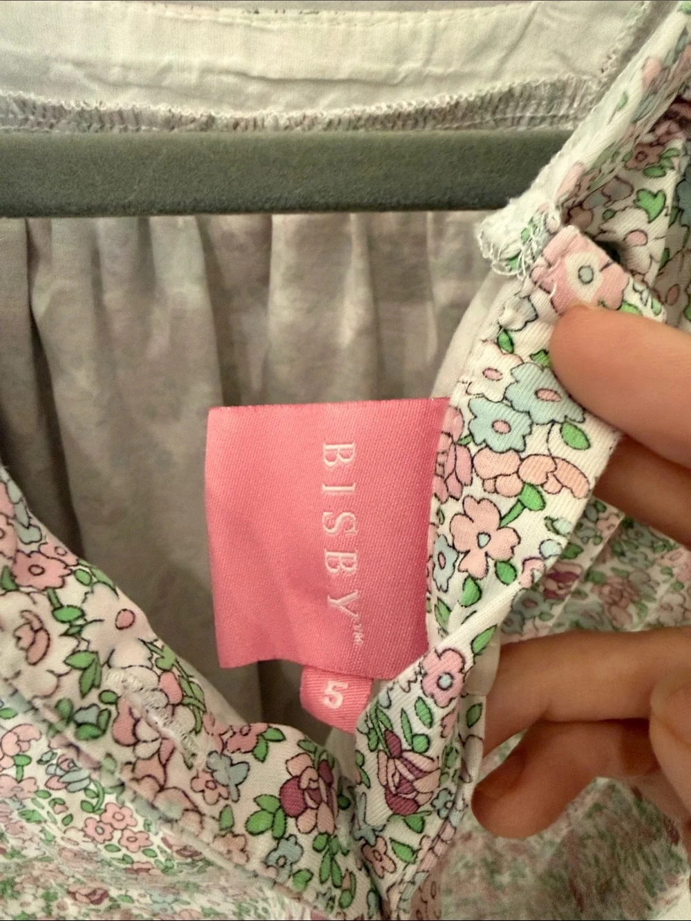 BISBY floral ruffle dress size 5